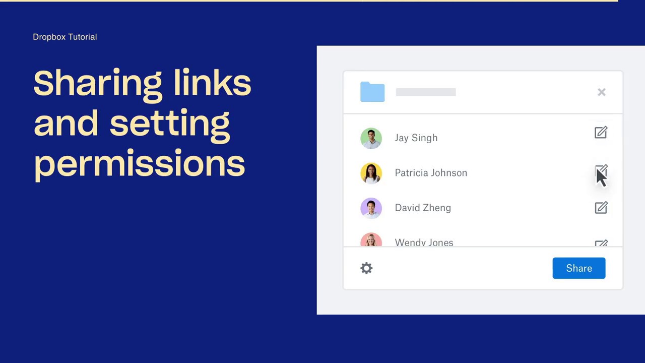 Sharing links and setting permissions | Dropbox Tutorials | Dropbox