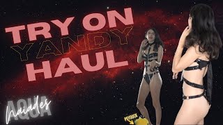 Super Sexy Latex & Mesh Bodysuit Try On Haul From Yandy