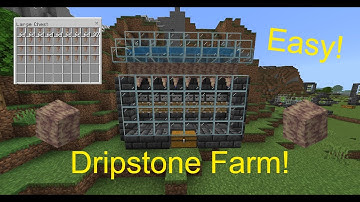 Easy 1.19.60 dripstone Farm Bedrock