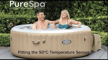 Fitting the 50 Temperature Sensor to an INTEX PureSpa Tutorial