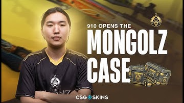 910 OPENS THE MONGOLZ CASE | CSGO-SKINS