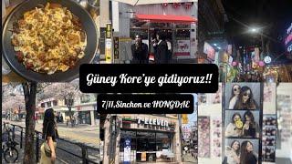 KORE’YE UÇUYORUZ!! PART1/ 711 kahvaltısı,busking,photobooth ve gördüğümüz idol grubu!!