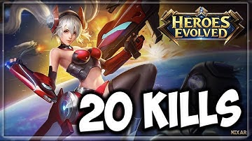 CAN 20 KILLS CARRY THIS GAME?! | Heroes Evolved - Arelquin Build | Ranked Gameplay