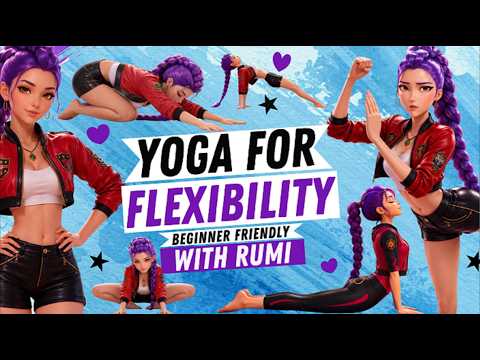👋9-Minute Flow for Flexibility! | 🌈K-POP Yoga for Kids | ✨ Full Body Stretch with Rumi!