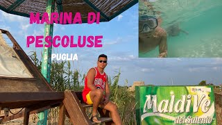 MALDIVE DEL SALENTO | Marina di Pescoluse | Summer in Puglia | Italy | Beautiful Beach | Karichlove