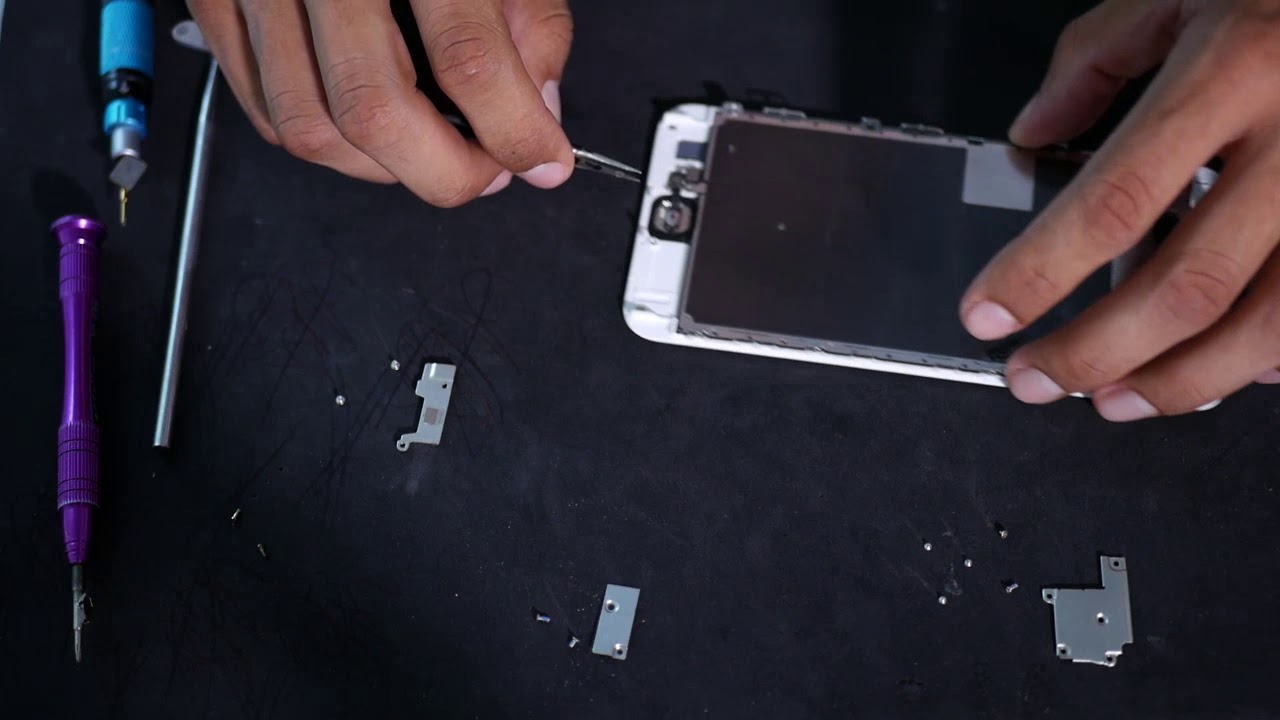 Como trocar o flex home do um iPhone 6s Plus - YouTube