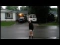 Girl Wants To Be Picked Up By A Tornado