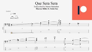 Marcus Miller ft. Selah Sue - Que Sera Sera (bass tab)