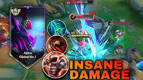 THIS IS WHY ALPHA JUNGLE IS BETTER THAN EXP!! BEST BUILD & EMBLEM TO RANK UP FAST