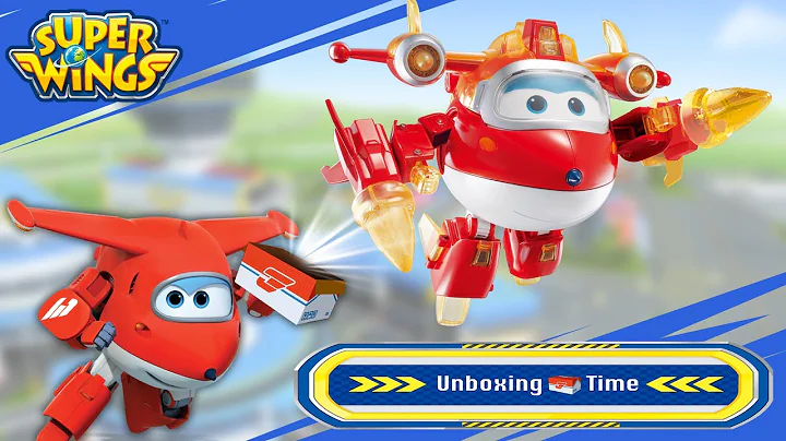 [🎁Super Wings Deluxe Transforming] Deluxe Transforming-Fire Jett with Lights&Sounds