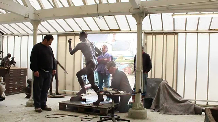 Ken Jones Memorial by Sculptor Laury Dizengremel