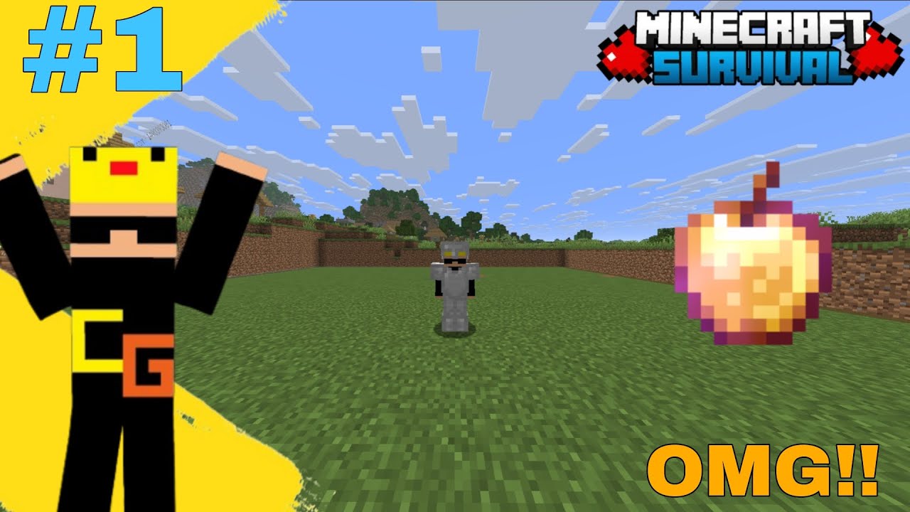 THE NEW BEGINNING 😍 |MINECRAFT SURVIVAL SERIES #1 |CROWN GAMING - YouTube