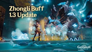 Zhongli and Geo Buff in Genshin Impact Update 1.3 1 3 Geo Buffs