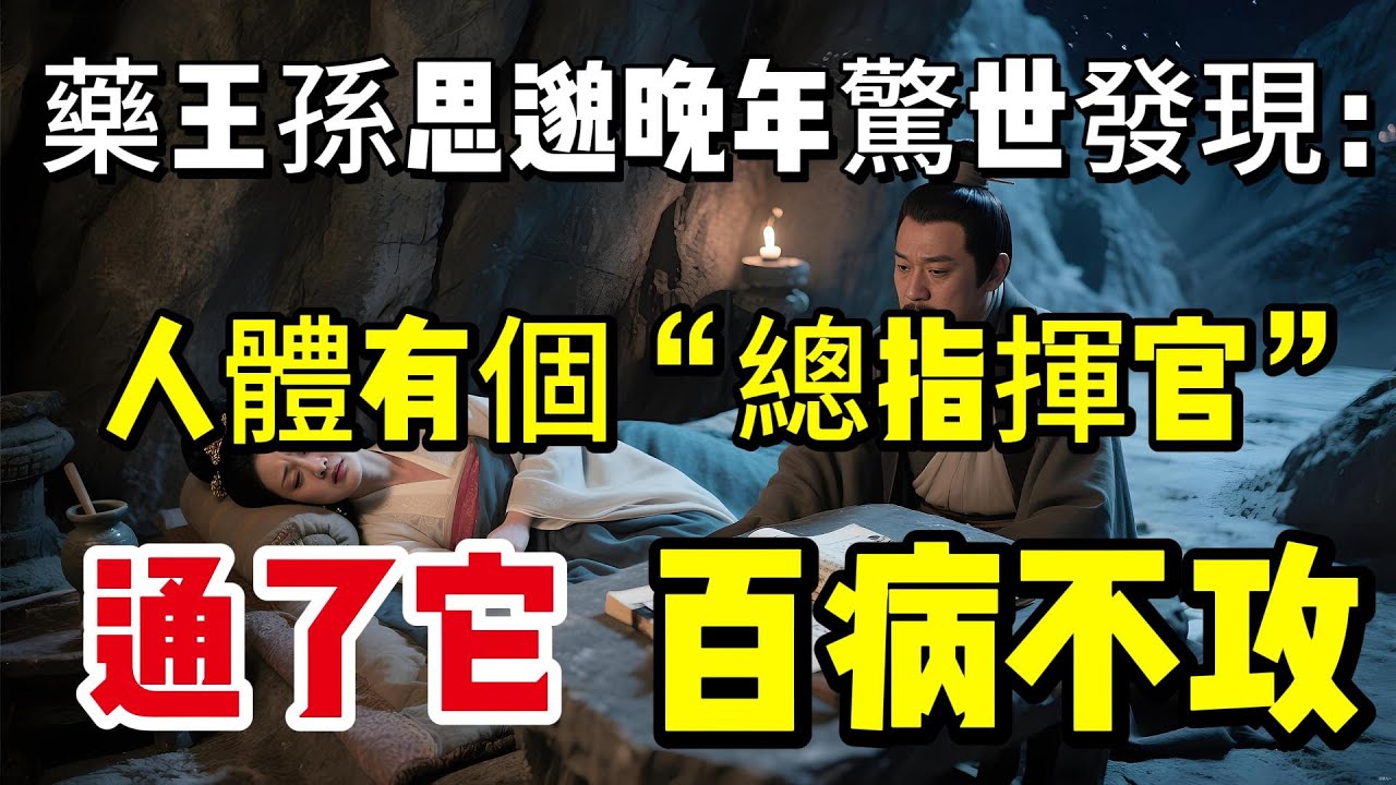 藥王孫思邈晚年驚世發現：人體有個“總指揮官”，通了它，百病不攻養生|健康人生|老年健康|打坐冥想|道家|佛教 |修心修行|禪悟人生 |南無阿彌陀佛|談佛道安