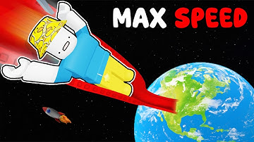 reaching MAX SPEED in Roblox climb and slide...