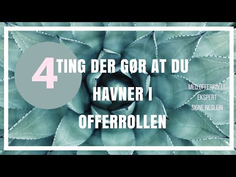 Video: 4 Ting, Der Gør Dig Gennemsnitlig