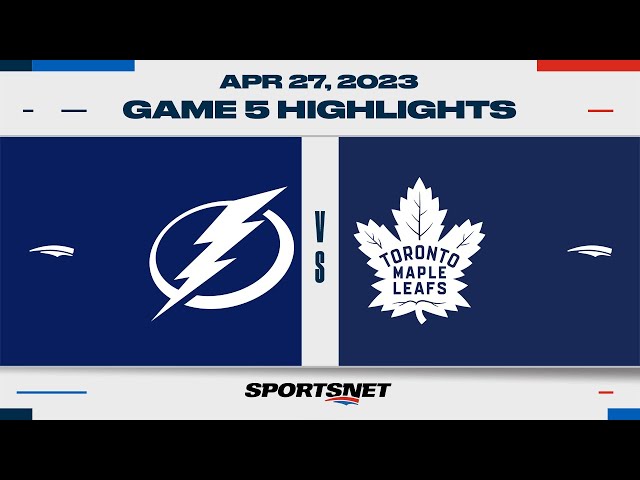 Toronto Maple Leafs vs. Tampa Bay Lightning – Round 1, Game 5