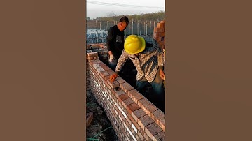 Brick wall Installation made easy #smartwork #goodtools