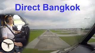 ATR 72-600 Lampang to Bangkok | Timelapse