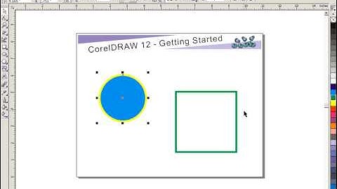 COREL DRAW12 TUTORIAL PART 12