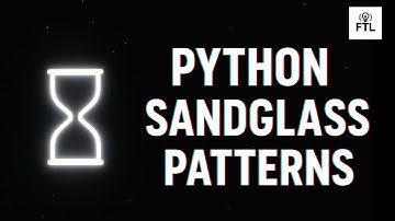 Python Sandglass & Hourglass Pattern Programs | Star, Number, Alphabet with Hollow |Pattern Printing