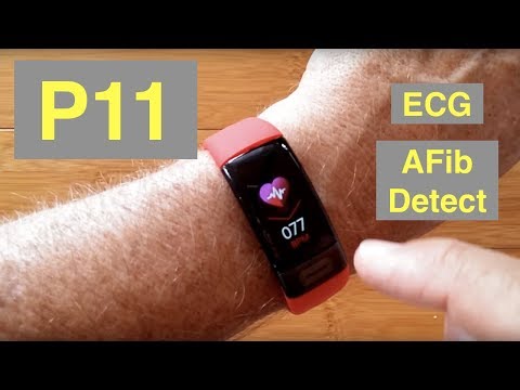 Bakeey P11 Atrial Fibrillation ECG IP67 Waterproof Health Fitness Band: Unboxing and 1st Look