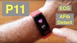 Bakeey P11 Atrial Fibrillation ECG IP67 Waterproof Health Fitness Band: Unboxing and 1st Look