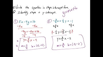 Algebra 2: Section 2.3 Linear Functions and Slope Intercept Form