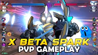 ULTRAMAN X BETA SPARK ARMOR PVP GAMEPLAY | Ultraman Legend Heroes 2 (X7GAME)