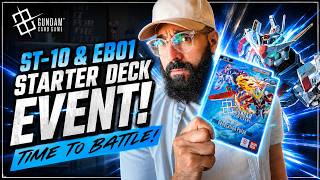 Gundam Card Game ST-10 & EB01 Starter Deck Event | Multiplayer Battle Royale