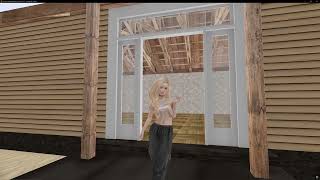 Anastasia's Roof w Dormer Style Entryway, Sandbox Rezzing Test in OpenSim, SpaceGrid, on 2026/10/14