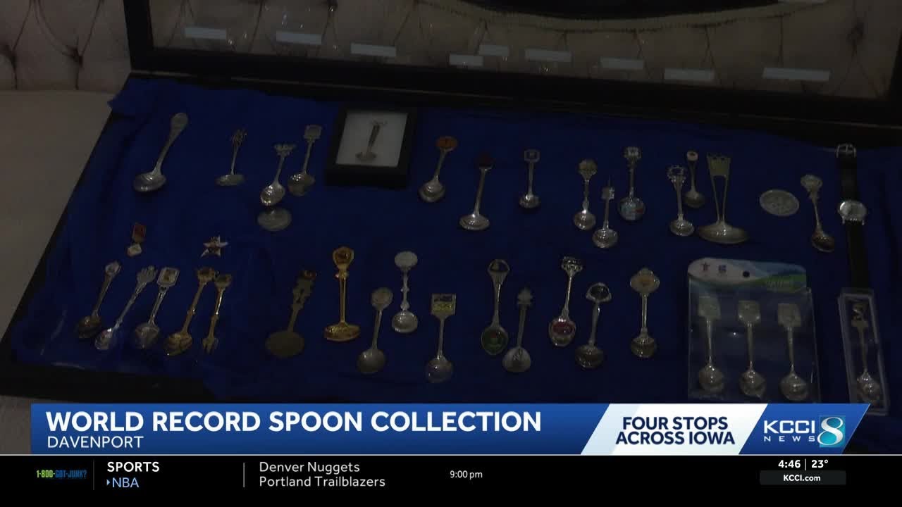 Iowa woman's spoon collection sets world record