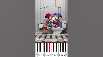 THE AMAZING DIGITAL CIRCUS Pomni & Jax reaction (@gringoose) - Octave Piano Tutorial