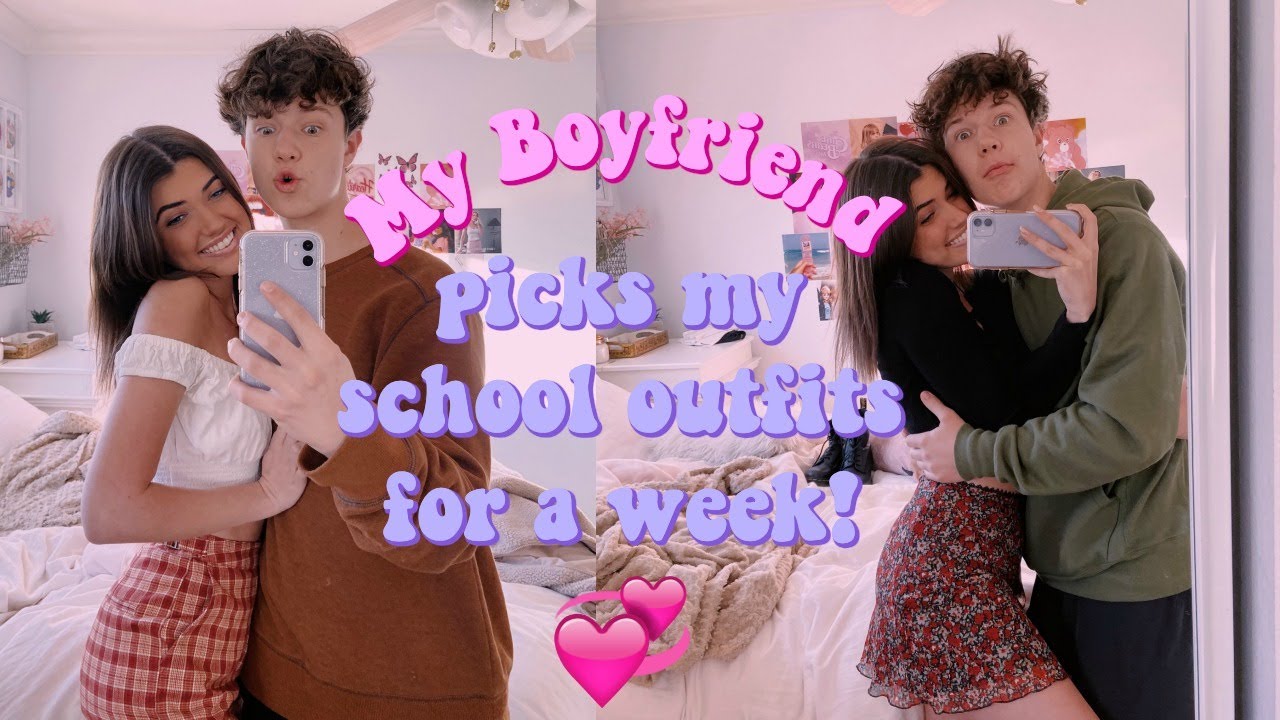 my boyfriend picks my school outfits for a week!