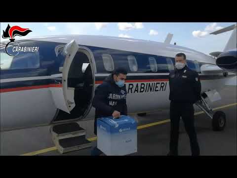 Carabinieri, consegna lotto AstraZeneca in Olanda