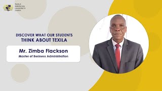 The Power of Education: Mr. Zimba Flackson's MBA Testimonial | Texila American University Zambia