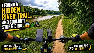 I Found a Hidden River Trail… And Couldn’t Stop Riding 😳🌿🚴‍♂️