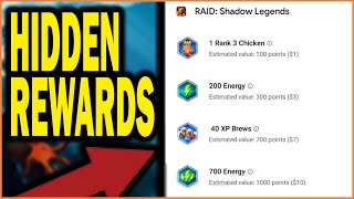 Hidden OFFERS? Free ENERGY And CHICKENS!  | Raid: Shadow Legends
