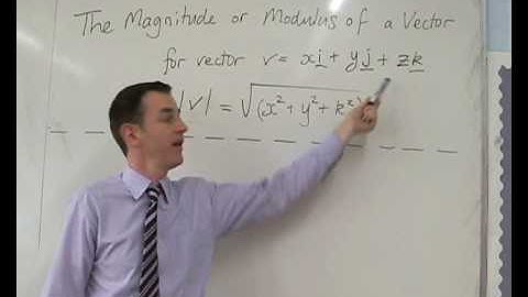 A Level Maths - Core 4 - Vectors 1