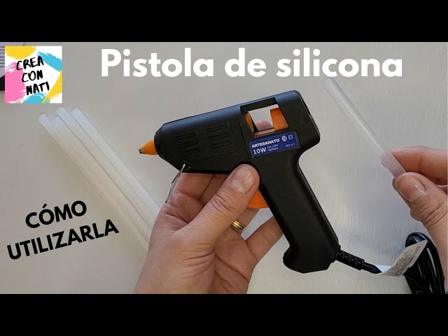 pistola de silicona como usar 