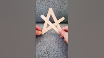 How to make a POPSICLE STICK NINJA STAR