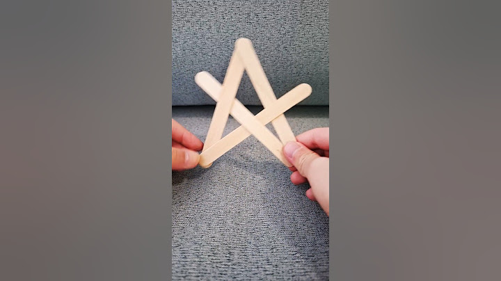 How to make a POPSICLE STICK NINJA STAR