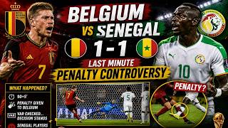 Belgium v Senegal last minute penalty controversy | WORLD CUP 2026