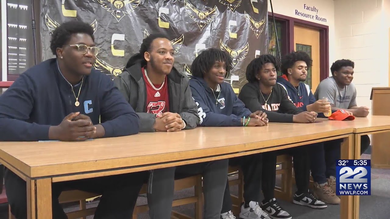 Springfield Central High student-athletes National Signing Day ceremony ...