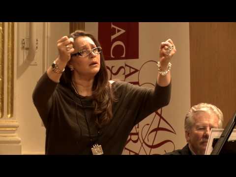 2016: MasterClass in Opera and Classical Singing with Barbara Frittoli and David Harper