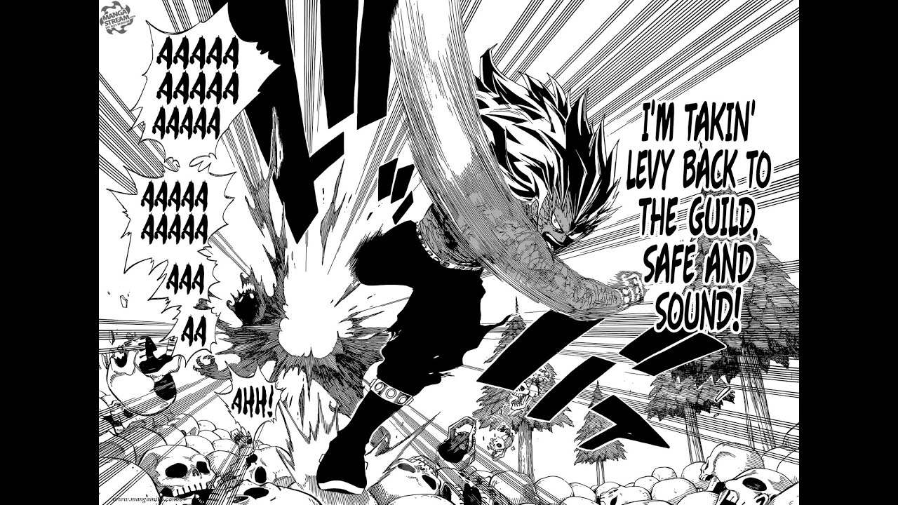 Fairy Tail Chapter 487 The Iron Dragon Force YouTube