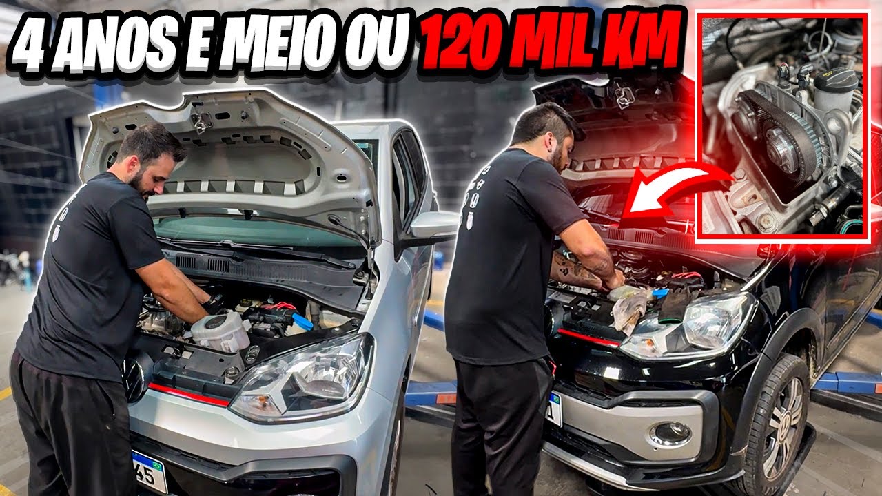 TROCA DA CORREIA DENTADA NO VW UP TSI