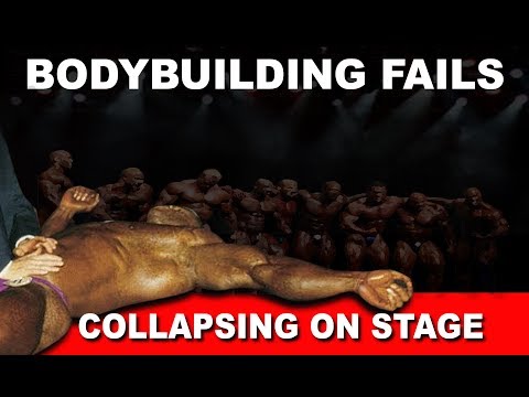 Bodybuilding Fails Bodybuilders Collapsing and Passing Out on Stage