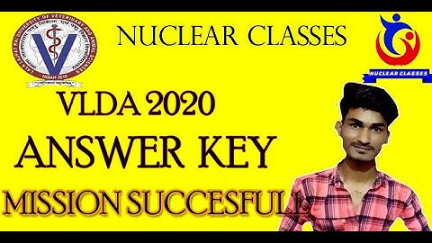 VLDA 2020 QUESTION PAPER SOLUTION  (ANSWER KEY) ||MANJEET VERMA ||NUCLEAR CLASSES