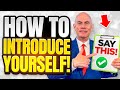 HOW TO INTRODUCE YOURSELF IN A JOB INTERVIEW in 2024! (Interview Tips | SELF-INTRODUCTION!)